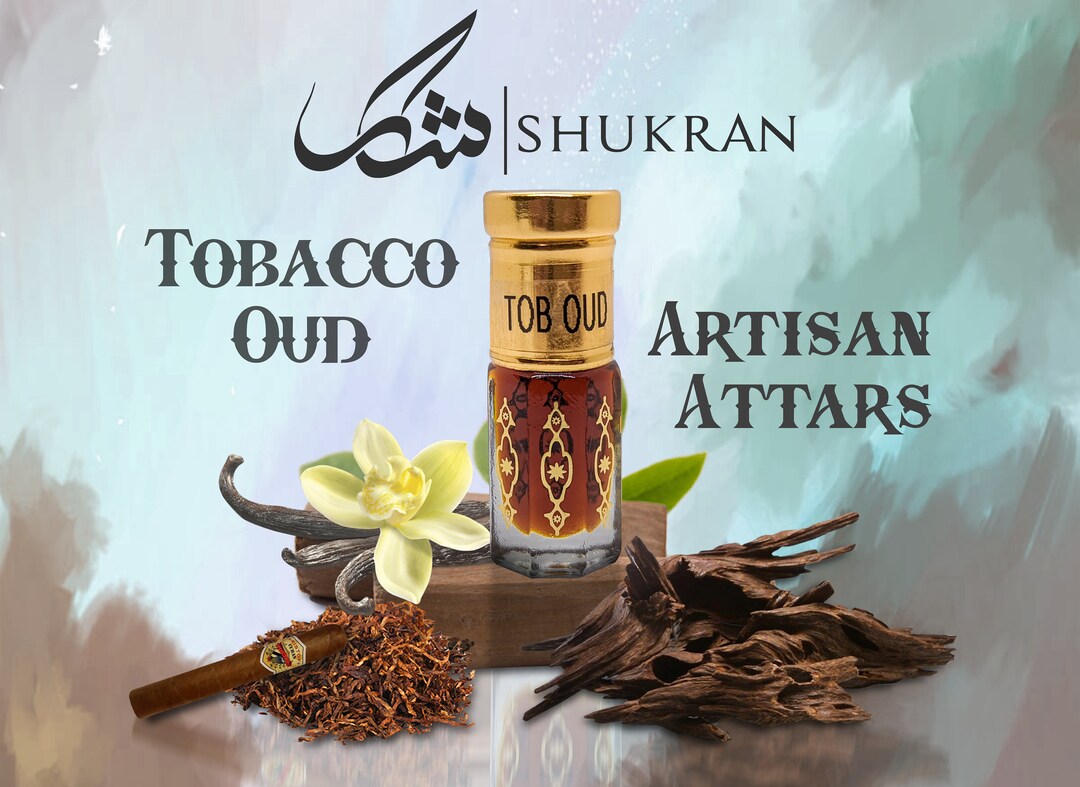Tobacco Oud Natural Attar Tobacco, Agarwood , Vanilla, Sandalwood