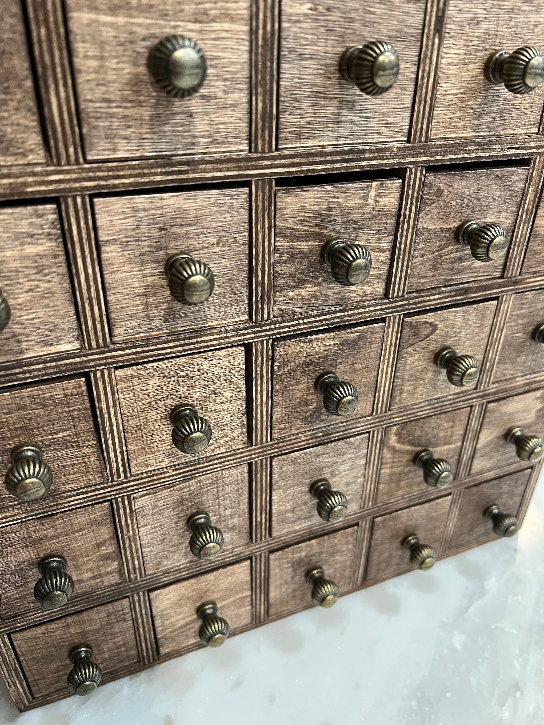 Mini Apothecary Case Storage 25 Drawers and Etsy