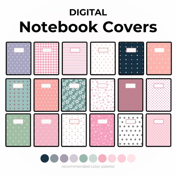 Digital Notebook Covers Goodnotes, Notability Etsy