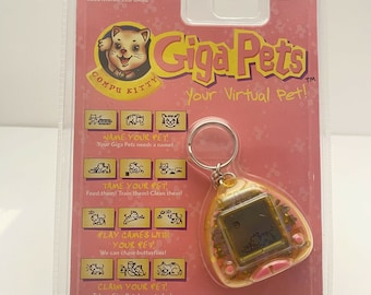 Giga Pets Compu Kitty Yellow New Unopened Sealed Original