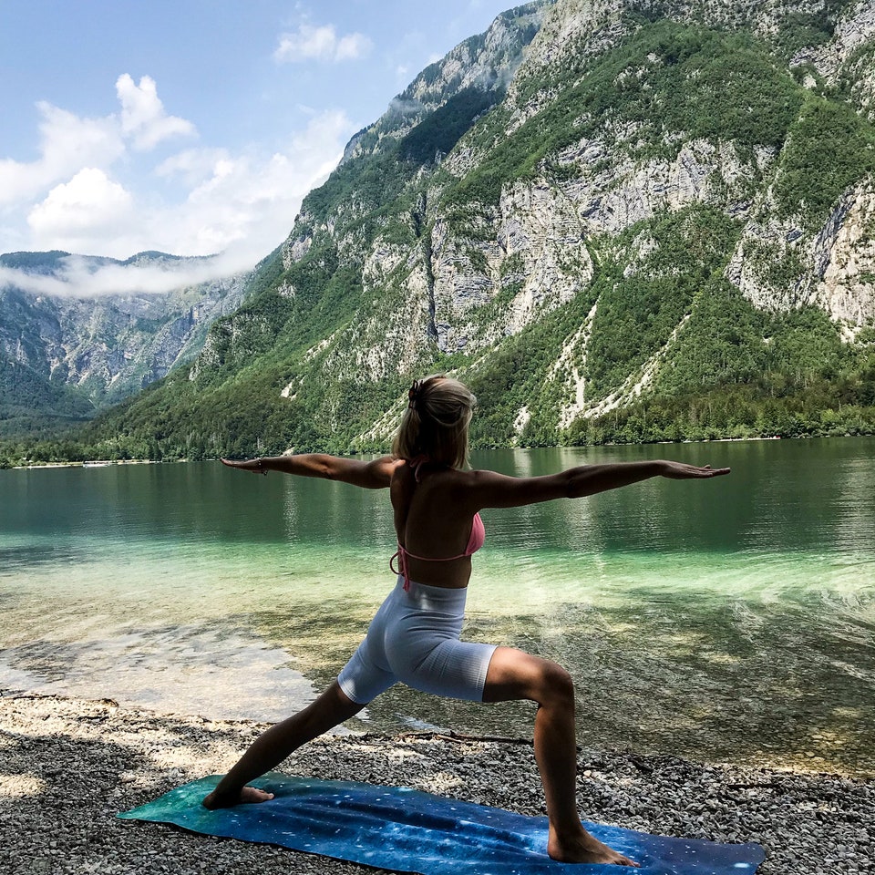 Discover Premium Eco Travel Yoga Mat Interstellar