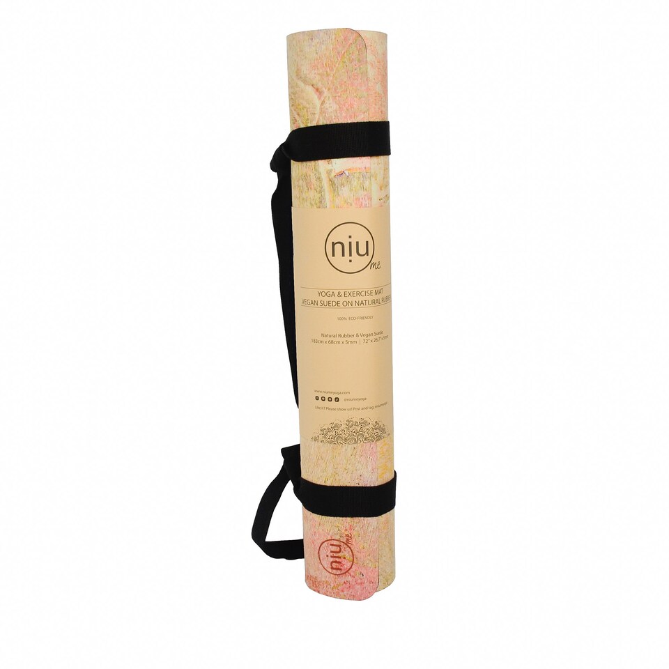 Discover Premium Eco Rubber Yoga Mat Mediterranean