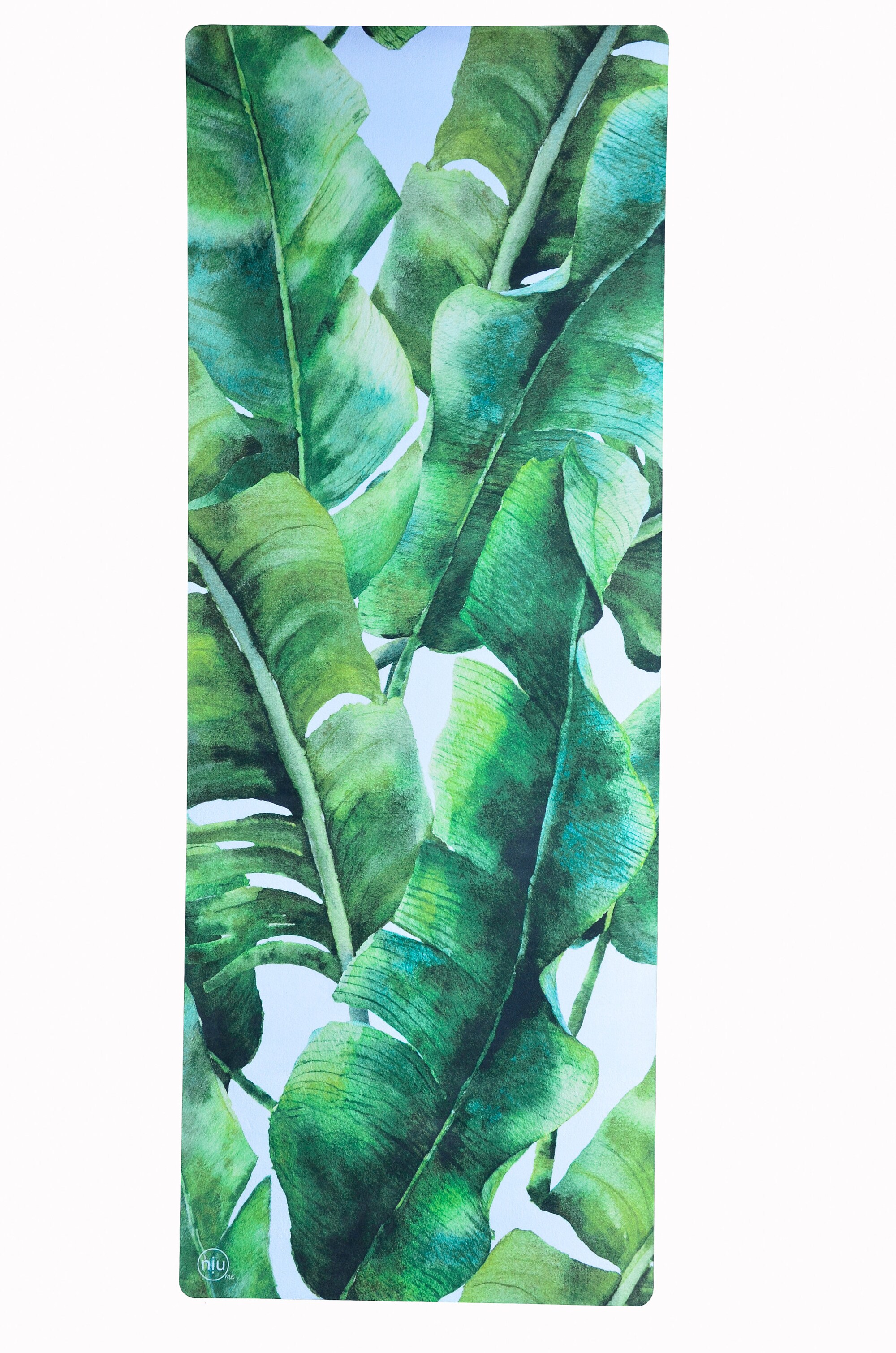 Premium Eco Rubber Yoga Mat Banana Leaf