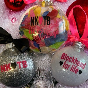 New Kids inspired Christmas ornaments- several options to choose from!