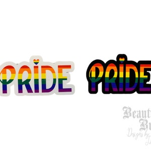 Pride vinyl sticker - 2 options to select from