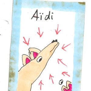 Tarjetas hechas a mano - Perros