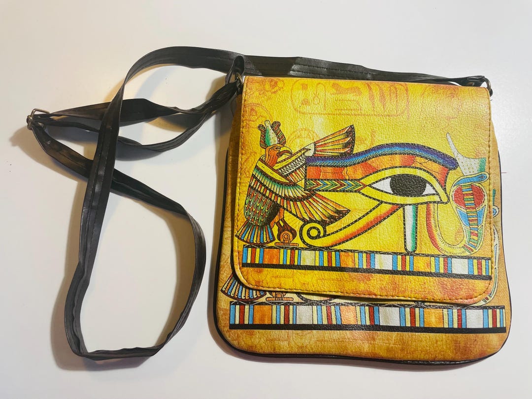 Eye of Ra and Eye of Horus Shoulder Handbag Power and Magic Ancient Egyptian Mythology LT9