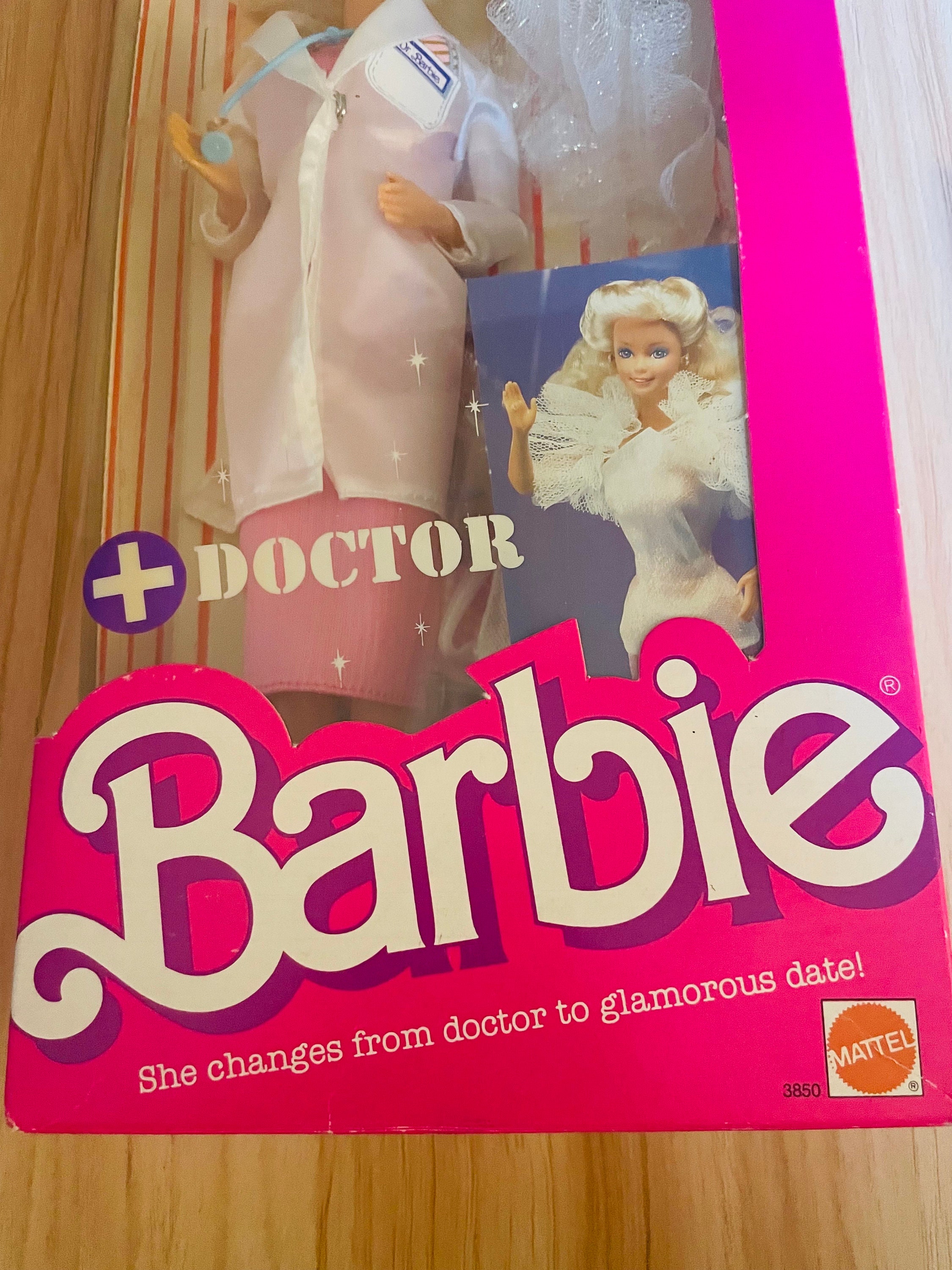 BARBIE 1987 THE Heart Family Bathtime Fun Dad & Baby Girl fabriqué en