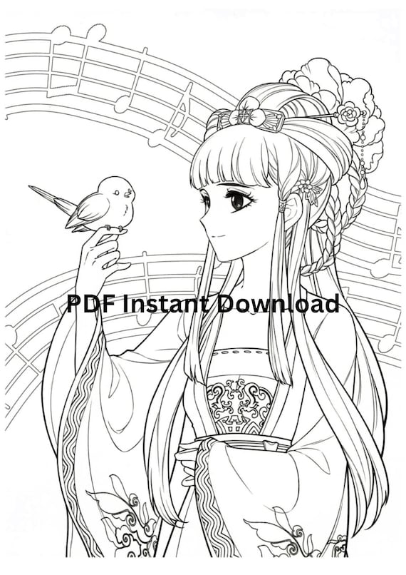 ▷ Anime: Coloring Pages & Books - 100% FREE and printable!