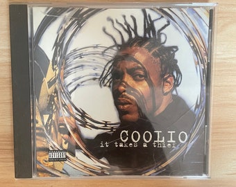 Vintage Rap Hip Hop Music CD Coolio It Takes a Thief - Etsy
