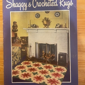 Vintage 1942 Shaggy & Crocheted Rugs Book No. 177