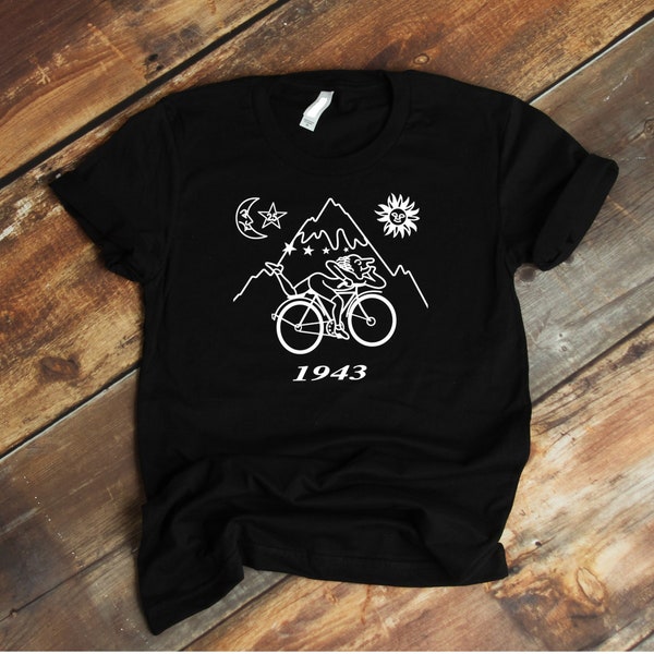 Vintage 1943 lsd Birthday, Bicycle Day T Shirt, Albert Hofmann Inspired Lsd Trip T Shirt, Scientist T Shirt, World's First Acid Trip T Shirt
