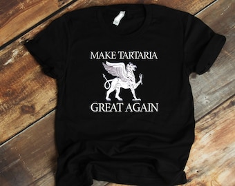 T-shirt Grande Tartarie, T-shirt Histoire cachée, T-shirt Empire tartare, Rendre la Tartarie plus belle, Inondation de boue, T-shirt du complot de l'énergie gratuite