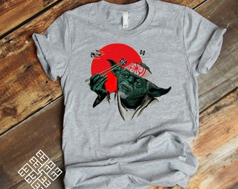 Sushi Star Wars Zen Master T Shirt, Star Wars Graphic Tee Shirt, Funny Starwars Japanese Style, Star Wars Gift