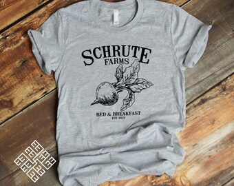 Schrute Farms Beets Bed And Breakfast Tee, Schrute Farms Shirt, Beet Farmer Tee, Agrotourist Shirt, The Office T Shirt, Rancher T Shirt