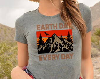 Earth Day T-shirt, maak elke dag Earth Day, T-shirt voor milieubescherming beweging, International Mother Earth Day, EARTH DAY 22 APRIL Tee