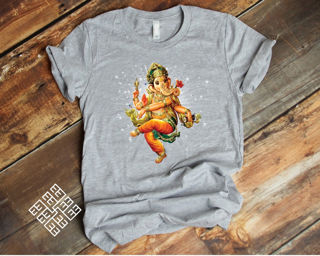 Ganesha Tee Shirt, Ganapati Elephant Headed Hindu God T Shirt