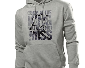 Come At The King You Best Not Miss Hoodie, TV Series The Wire Inspired Hoodie, Omar Little Quote Sweatshirt, The King Hoodie, Wire Gift