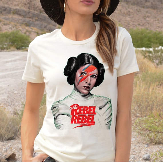 Hombre voltereta Conquista Camiseta Princess Leia Ziggy Stardust camiseta inspirada en - Etsy México