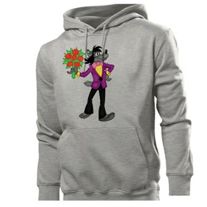 Soviet Cartoon Studio Soyuzmultfim Nu Pogodi Birthday Hoodie, Russian Cartoon Nu Pogodi character Festive Wolf Hoodie, Nu Pogodi  Sweatshirt