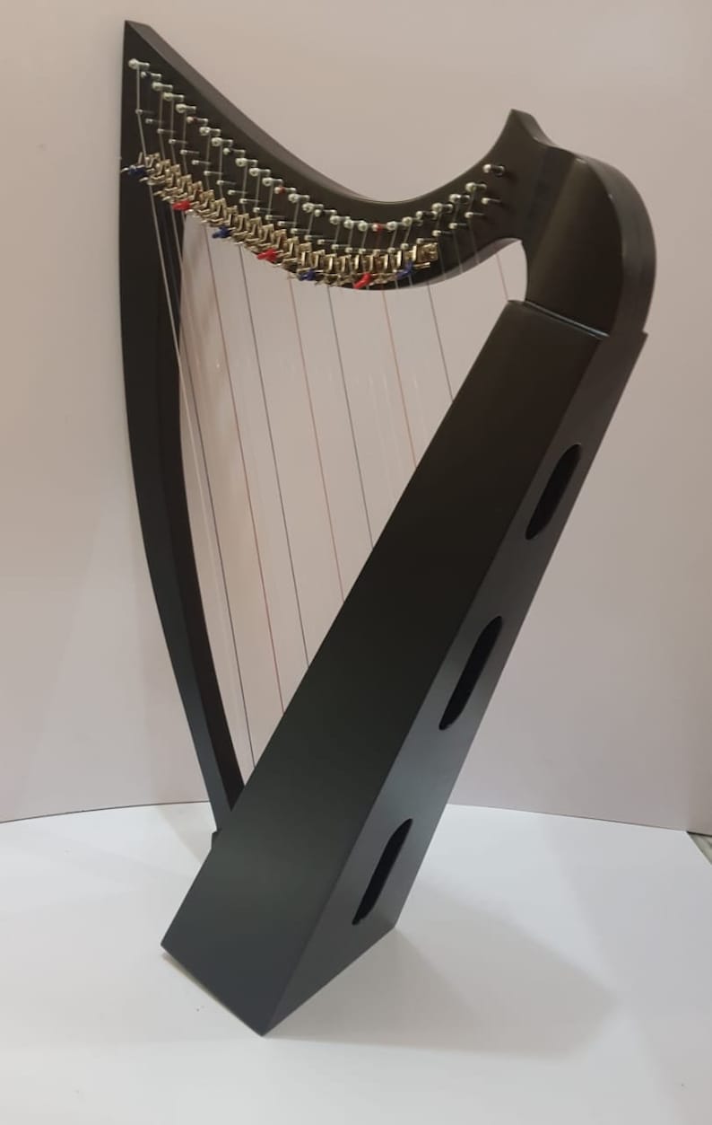 29 Strings Celtic Irish Lever Harp, Concert Harp Made With Beech Wood