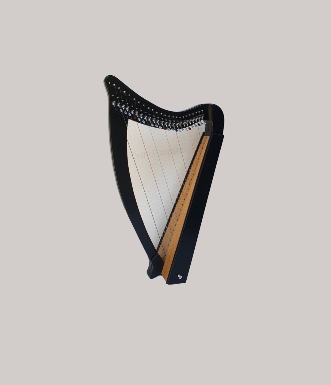 24 String Celtic Lever Harp Irish Harp Folk Harp Made With Etsy