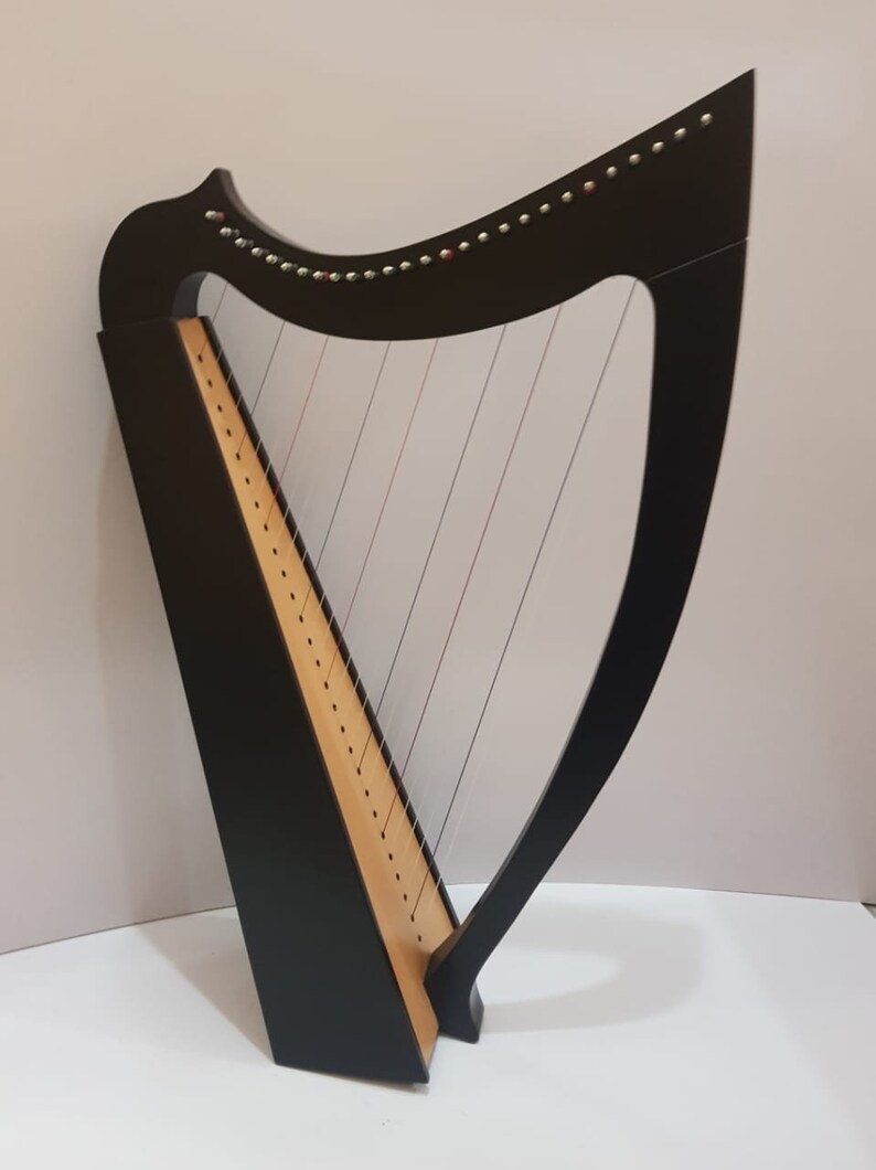 29 Strings Celtic Irish Lever Harp, Concert Harp Made With Beech Wood