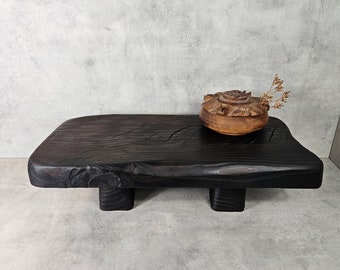 Design minimaliste rustique : tables basses Live Edge et table pour votre décoration