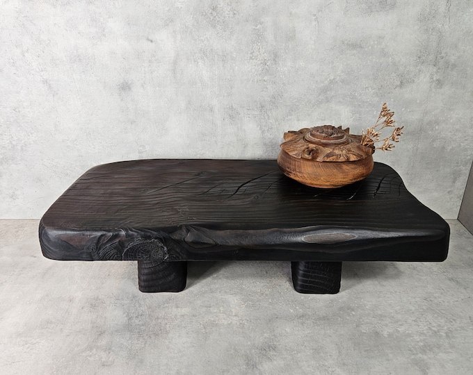 Featured listing image: Minimalist and Wabi-sabi Wood Coffee Tables