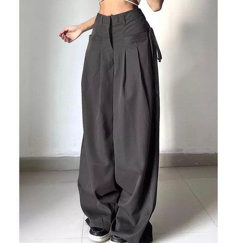 Baggy High Waist Trousers - Etsy