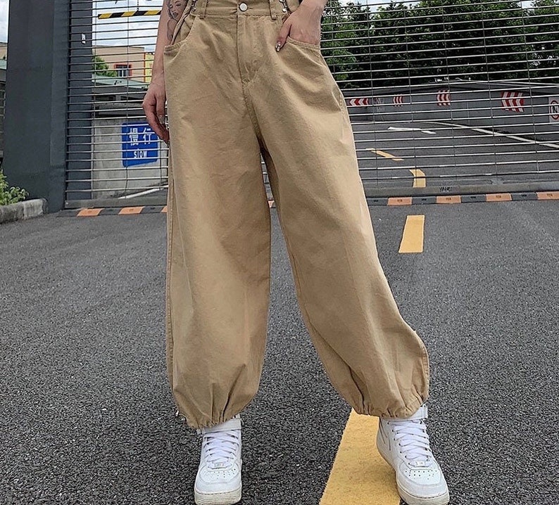 Women Y2k Cargo Pants Vintage Oversized Corduroy Pants High - Etsy