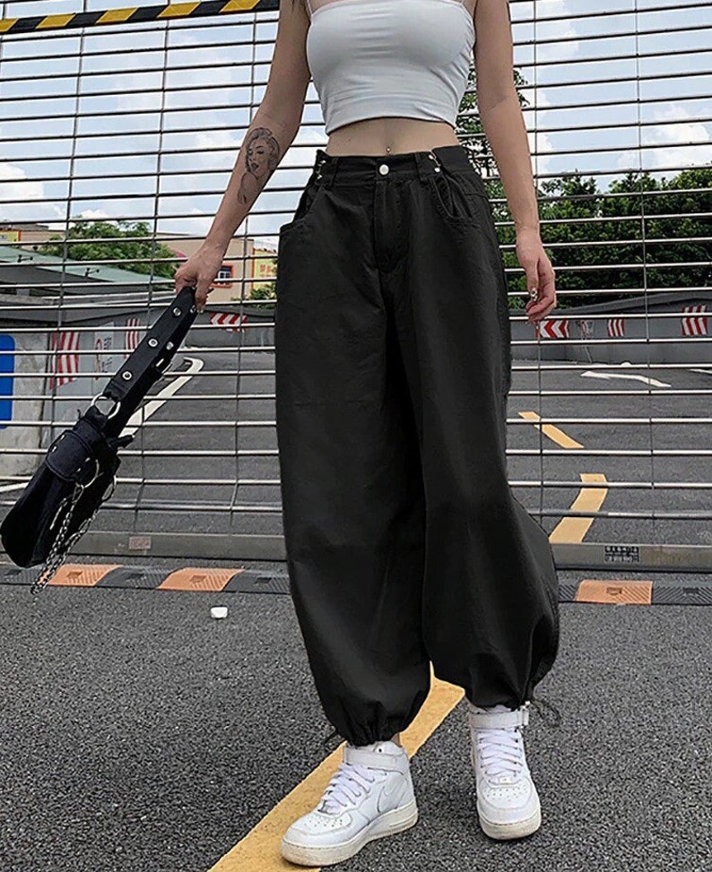 Women Y2k Cargo Pants Vintage Oversized Corduroy Pants High - Etsy