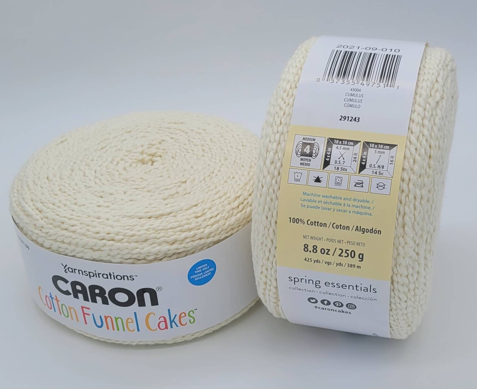 Caron Cotton Angel Cakes Yarn (250g/8.8oz) - Clearance Shades