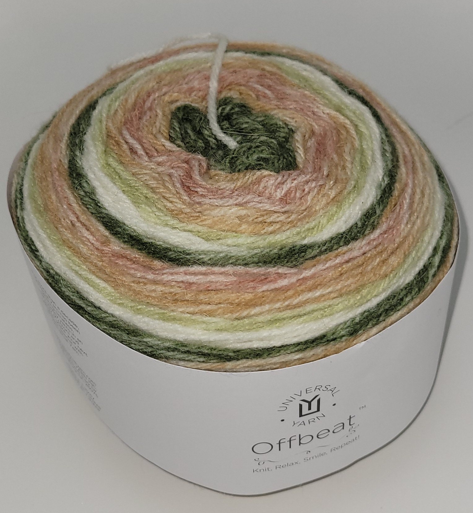 Colorful Soft Yarn, Alpaca Wool Yarn, Offbeat 1 in Flower Power Beautiful Blanket Yarn for Gifts Sweater Shawls Self-striping Melinas Crafts