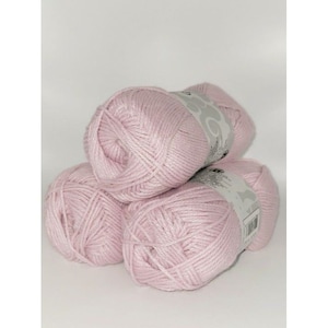 Lote de 3 madejas de Cascade Cherub Aran en Cherry Blossom para tejer, crochet, manualidades, regalos, artículos de bebé, hilo suave y hermoso para juguetes amigurumi.