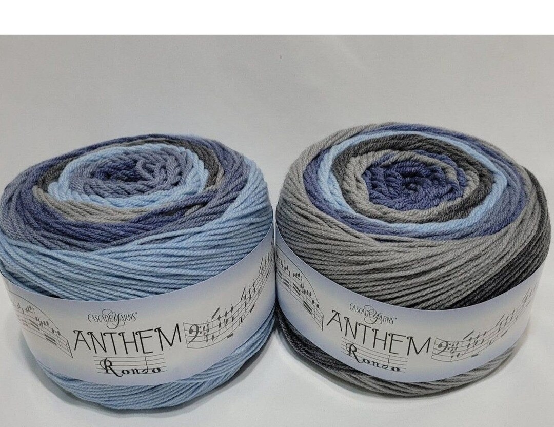 Beautiful Soft Yarn, Rondo 2 in Denim for Baby Items, Yarn for Making ...