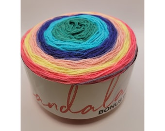 Mandala Bonus Bundle Yarn in Wraith Beautiful Soft Yarn para tejer/ganchillo, hilo para artículos de bebé, hilo para bufandas, hilo para mantas