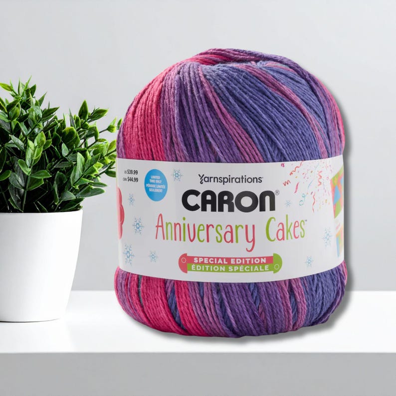 Super Bulky Yarn Caron Anniversary Cake for Quick Workup Projects ...
