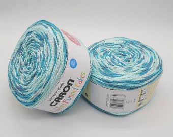 Cotton Yarn 2 Cakes of Caron Funnel in Breeze Soft Beautiful Cotton Yarn for All your Projects from Garments to Baby Items Costumes Gifts