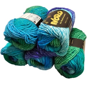 Noro Wool Yarn 5 Kureyon in Yamaga-454 Finest Japanese Wool Yarn Gorgeous Colorway