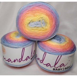 Mandala Baby Yarn: Acre Woods, Soft Acrylic, 1770 Yards (3 Cakes)
