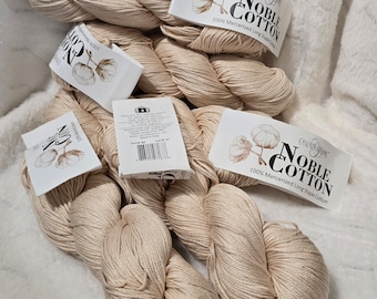 Fil de coton noble Cascade 5 po. Poussière de pêche Coton de qualité supérieure pour vêtements d'été Articles pour bébés Cadeaux Tricot Artisanat au crochet Hone Dexor Châles