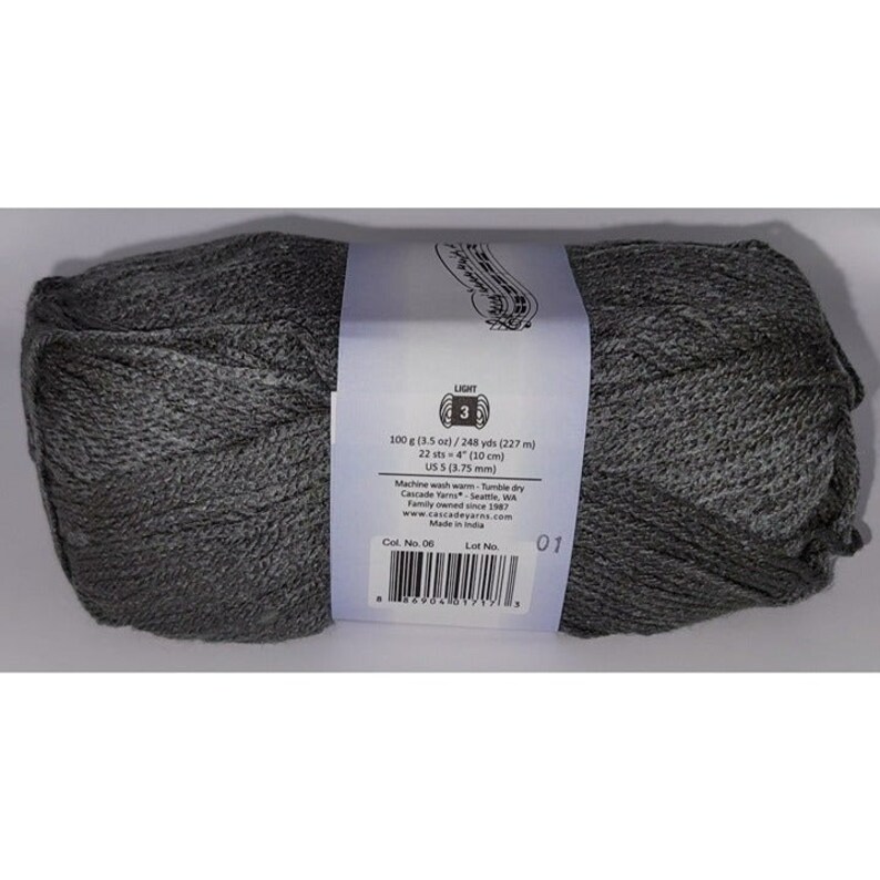 Soft Gray Yarn for Scarf Amigurumi Shawls Tops Toys Baby Items Gifts