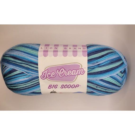 Ice Cream Big Scoop Yarn Blue Raspberry, Soft Colorful Yarn, Yarn for  Knitting, Crochet Yarn, Yarn for Home Decor -  Canada