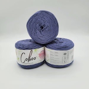 Cotton Bamboo Yarn 3 Coboo Admiral Beautiful Soft Pretty Yarn for all Projects Melinas Crafts