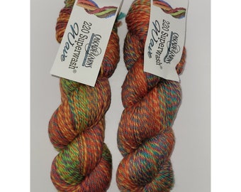 Hilo de lana Cascade 220 Superwash Wave: color unicornio, 2 madejas