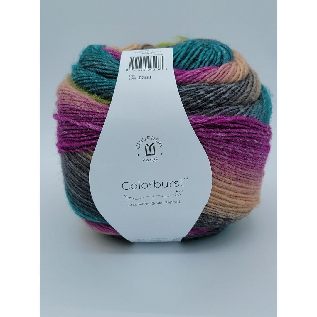 Universal Colorburst Yarn Merino Wool Yarn, Colorful Top Quality Yarn