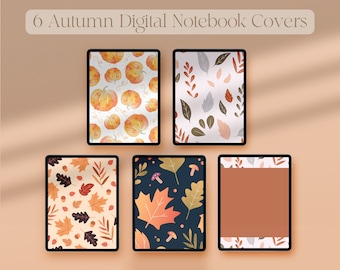 Autumn Digital Notebook Covers
