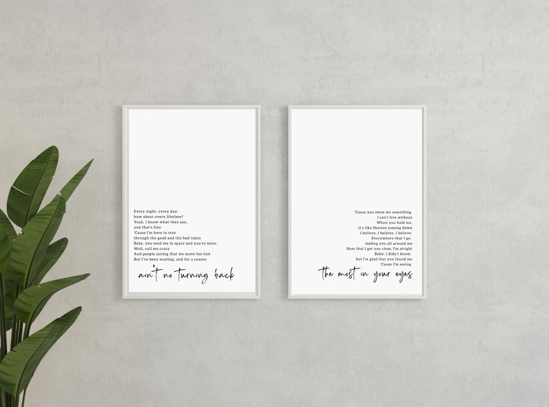 I Believe Lyrics | DIGITAL DOWNLOAD | Poster Print | You Show Me Something I Can't Live Without ...