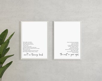 I Believe Lyrics | DIGITAL DOWNLOAD | Poster Print | You show me something I can't live without | Wall Art | valentines day png